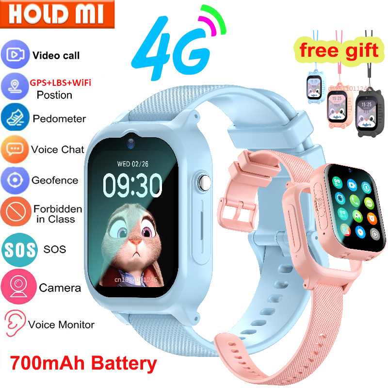 Smartwatch Watches For Kid Girl - Montre intelligente enfants 4G GPS WIFI