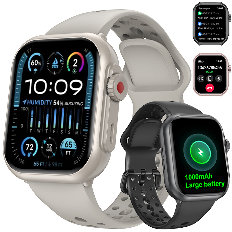 Smartwatch Watches For Women With Gps - Montre Ultra K62 hommes femmes 1000mAh