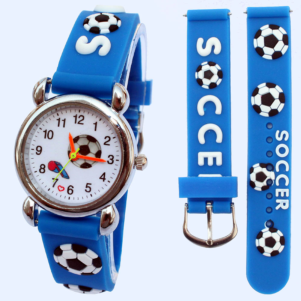Silicone Sport Band - Montre 3D populaire chaude Sport Football