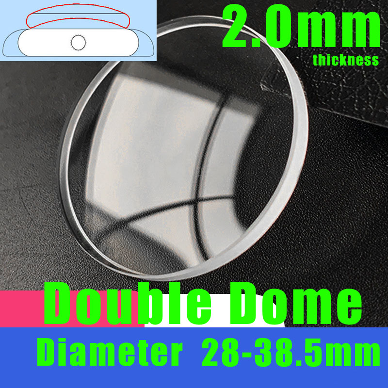 Watch Crystal Replacement - Montre ronde en cristal à Double
