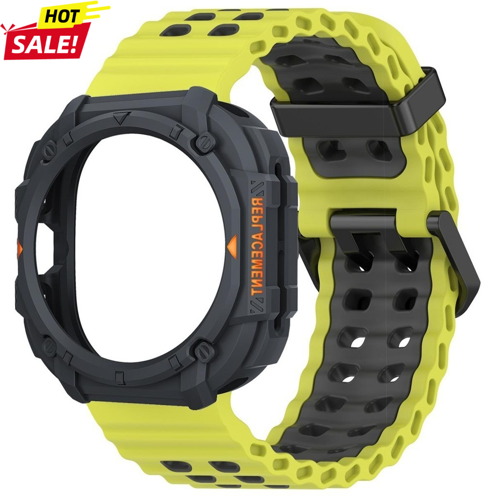 Silicone Sport Band - Nouveau boîtier blindé + Bracelet pour