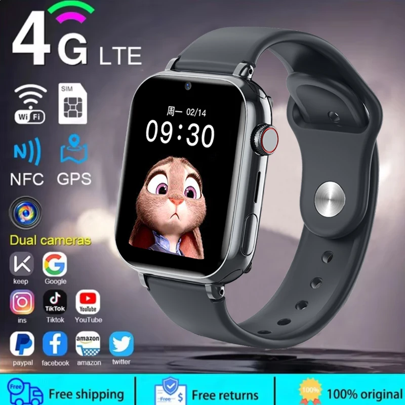 Smartwatch Watches For Kid Girl - Montre connectée LBS pour enfants, localisation