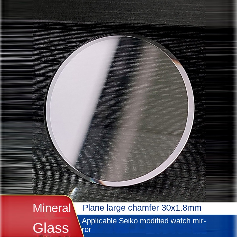 Watch Crystal Replacement - Verre minéral plat à gros chanfrein