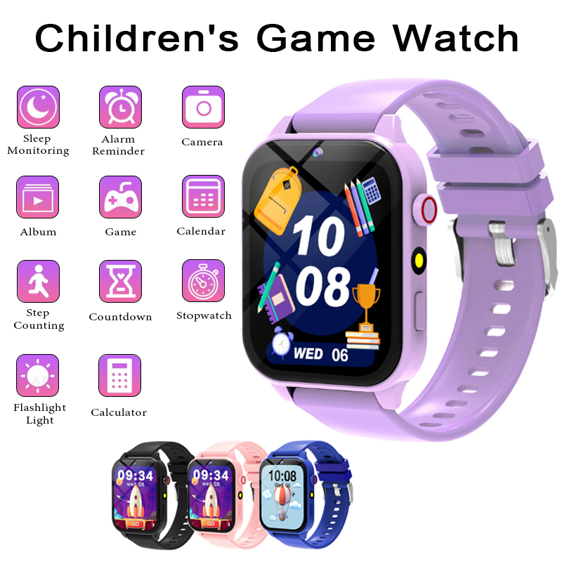 Smartwatch Watches For Kid Girl - Montre connectée de jeux pour enfants,