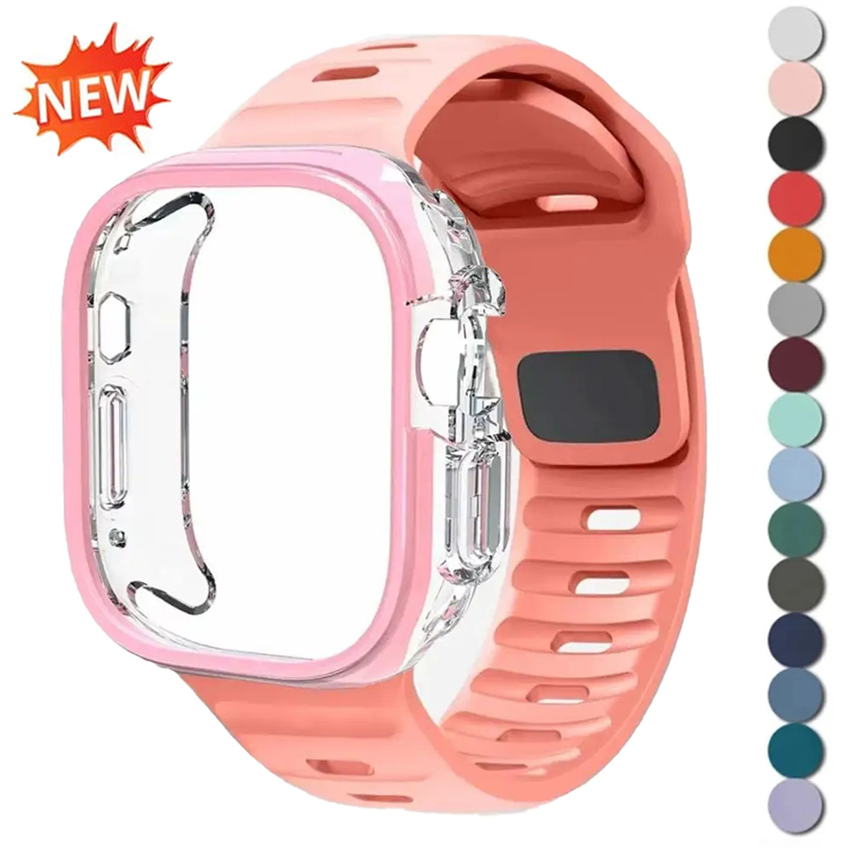 Silicone Sport Band - Étui + Bracelet en silicone sport