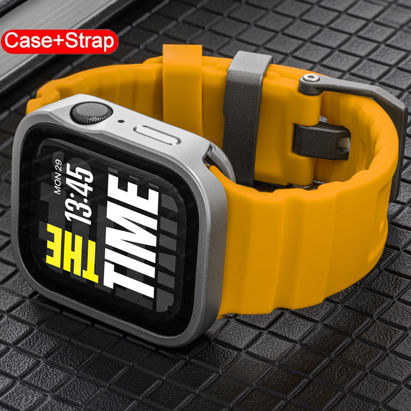 Silicone Sport Band - Étui étanche pour Apple Watch +