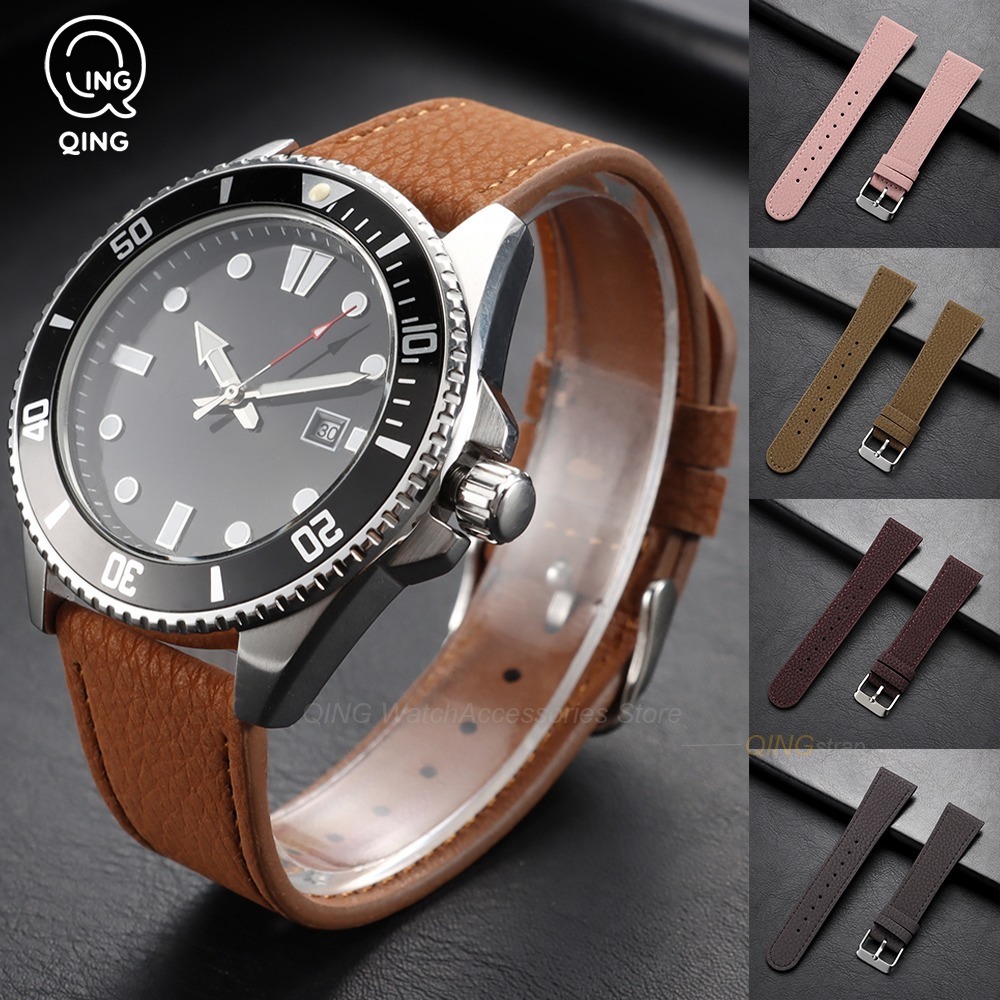 Omega Watches Smartwatch - Bracelet de montre universel en cuir