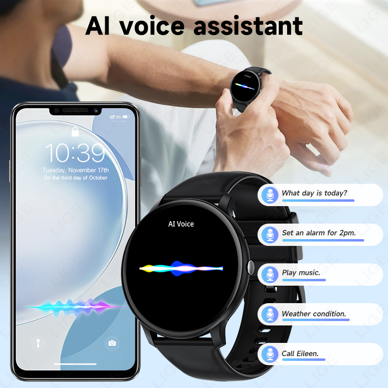 LIGE Bluetooth appel femmes mo - Smartwatch Latest Watches For Women avis et prix