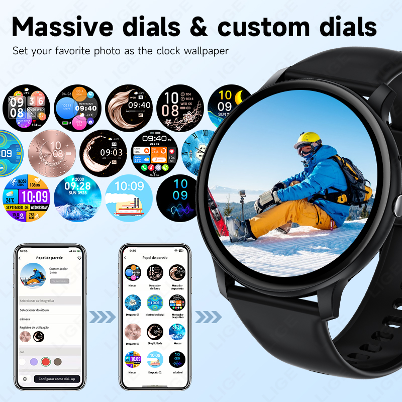 LIGE Bluetooth appel femmes mo - Smartwatch Latest Watches For Women avis et prix