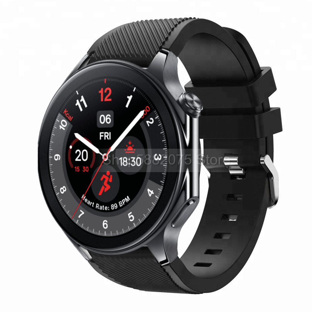Bracelet en Silicone 22mm pour - Smartwatch Oppo Watch avis et prix