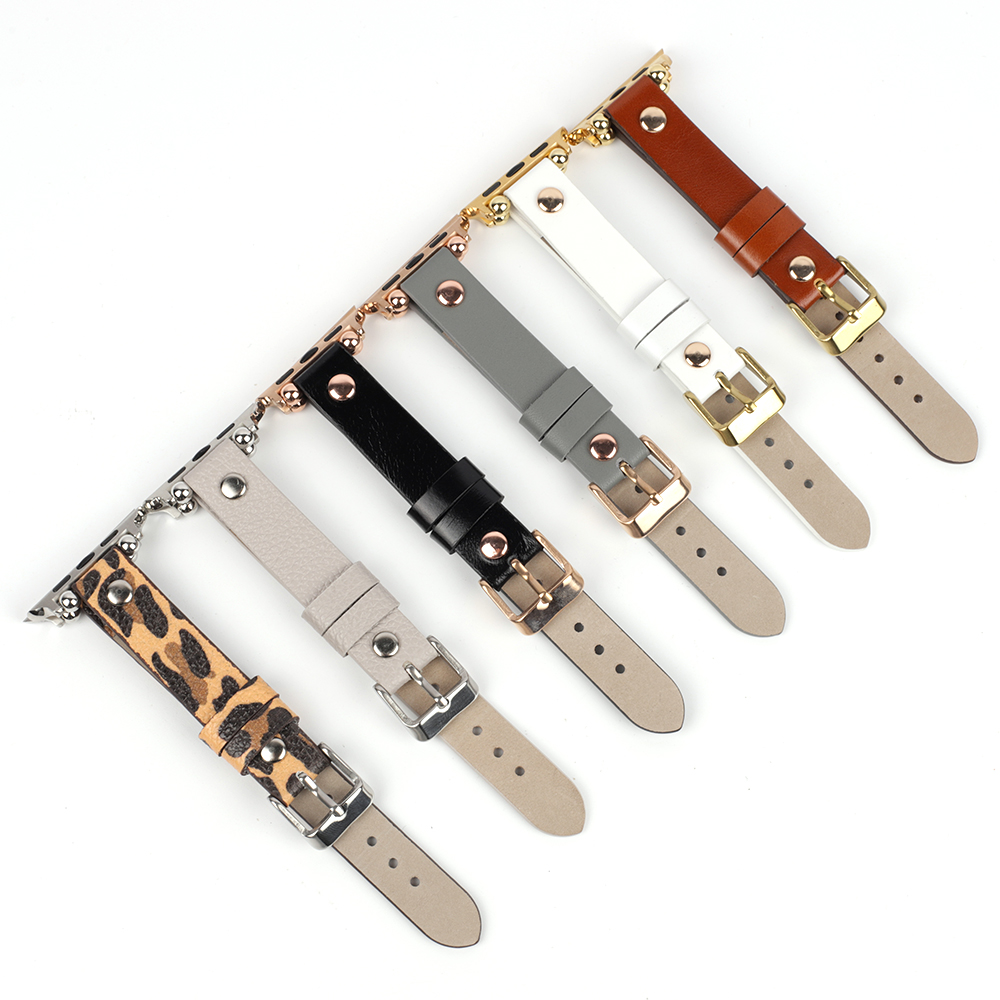 Bracelet fin en cuir avec rive - Smartwatch Slim Watches For Men avis et prix