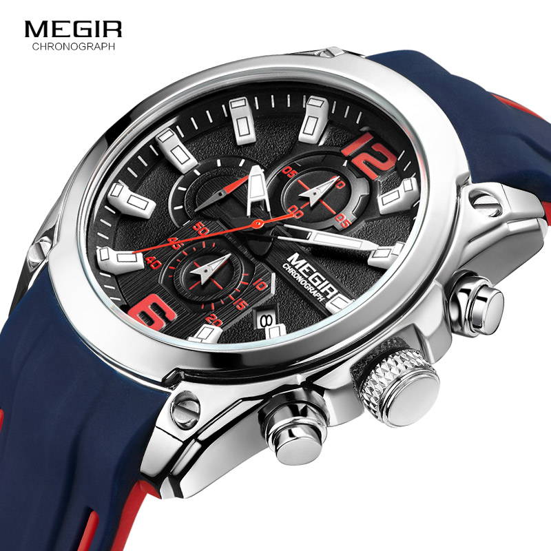 Megir montre à quartz analogiq - Silicone Sport Band avis et prix