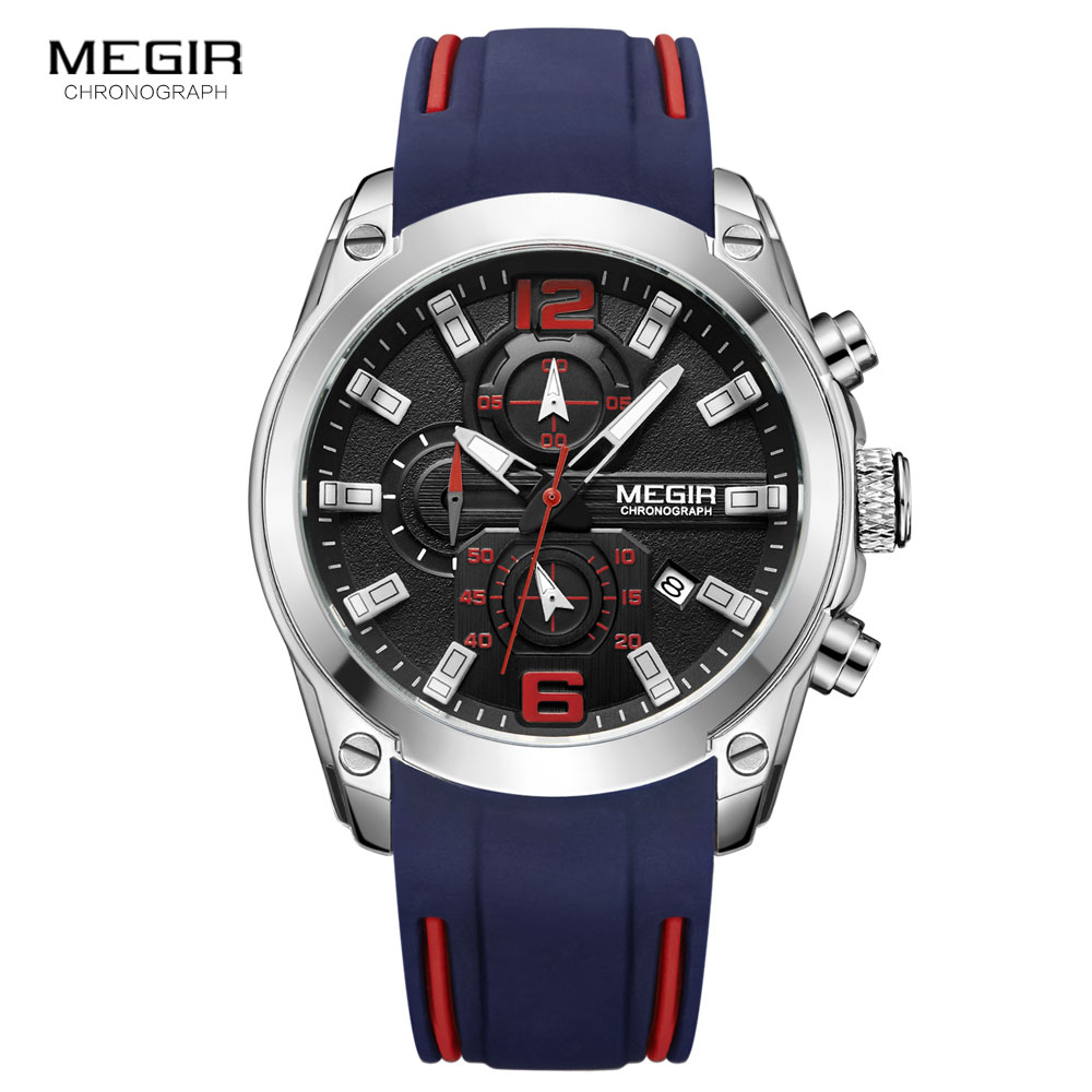 Megir montre à quartz analogiq - Silicone Sport Band avis et prix