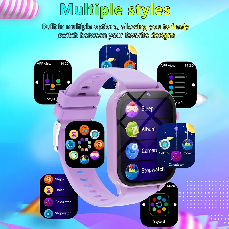 Montre connectée de jeu pour e - Smartwatch Watches For Kid Girl avis et prix