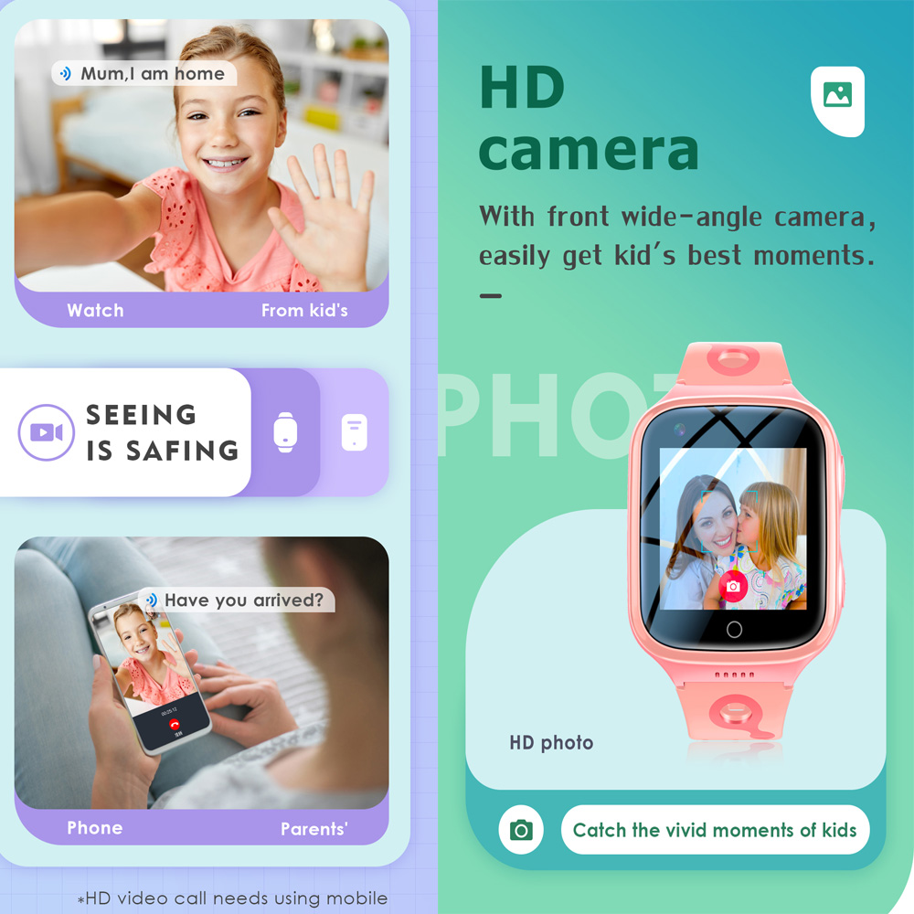 Montre connectée 4G pour enfan - Smartwatch Watches For Kid Girl avis et prix