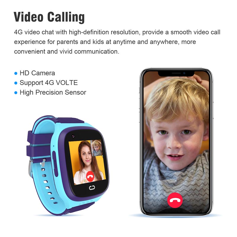 Montre de téléphone android 4G - Smartwatch Watches For Kid Boy With Gps avis et prix