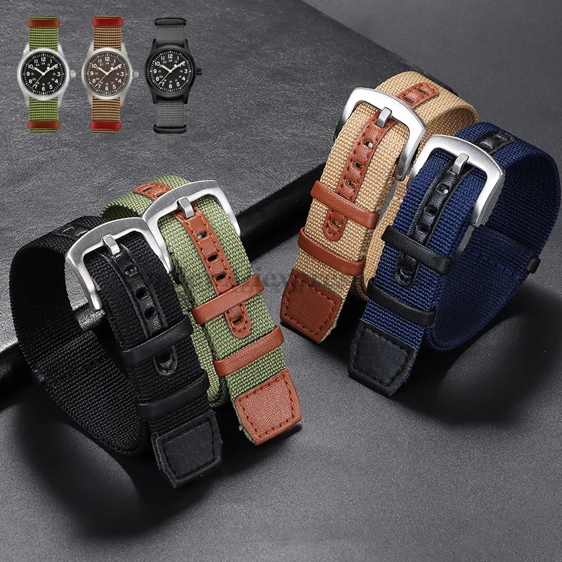 20mm 22mm toile Nylon Patch Br - Watches Rolex Smartwatch avis et prix