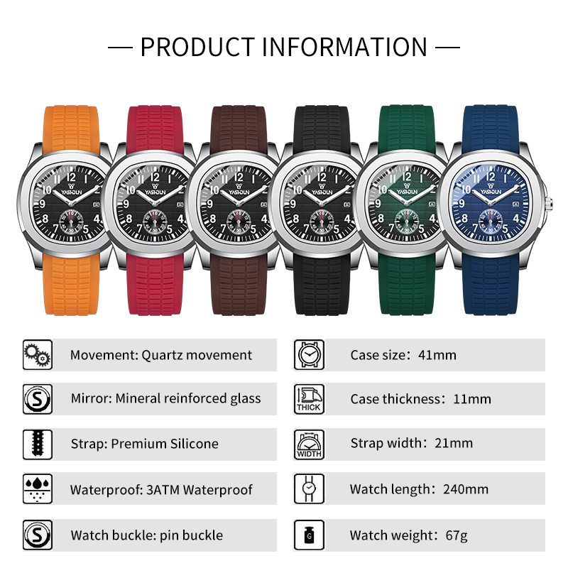Montres de sport de marque pou - Silicone Sport Band avis et prix