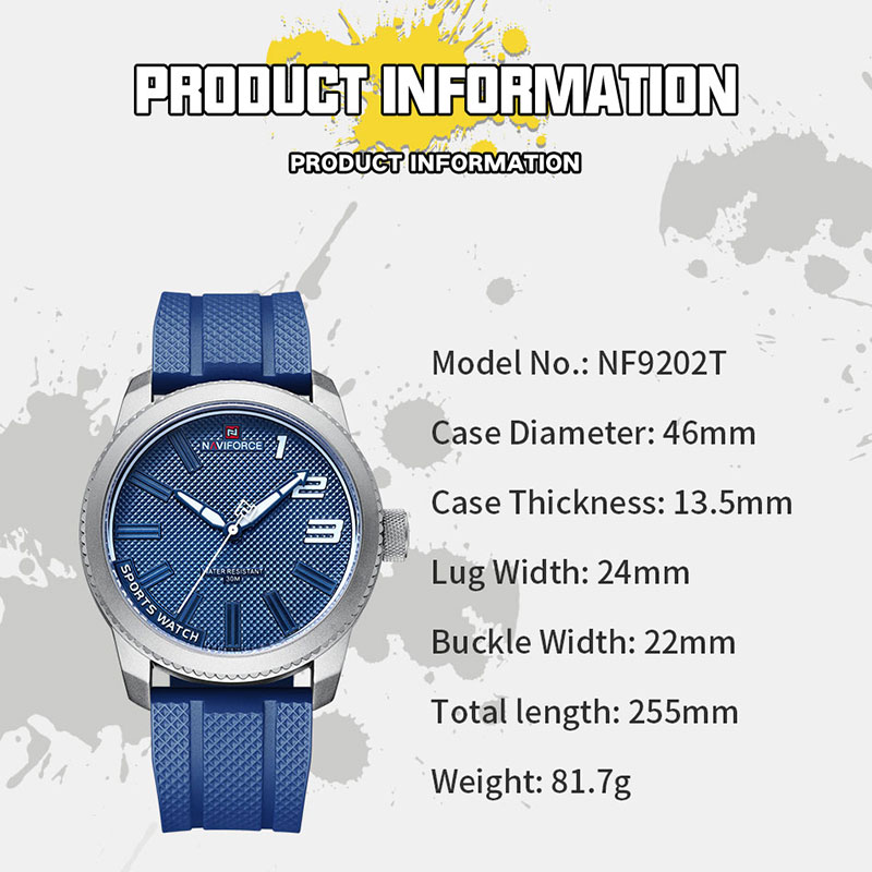 Montres de sport étanches NAVI - Silicone Sport Band avis et prix