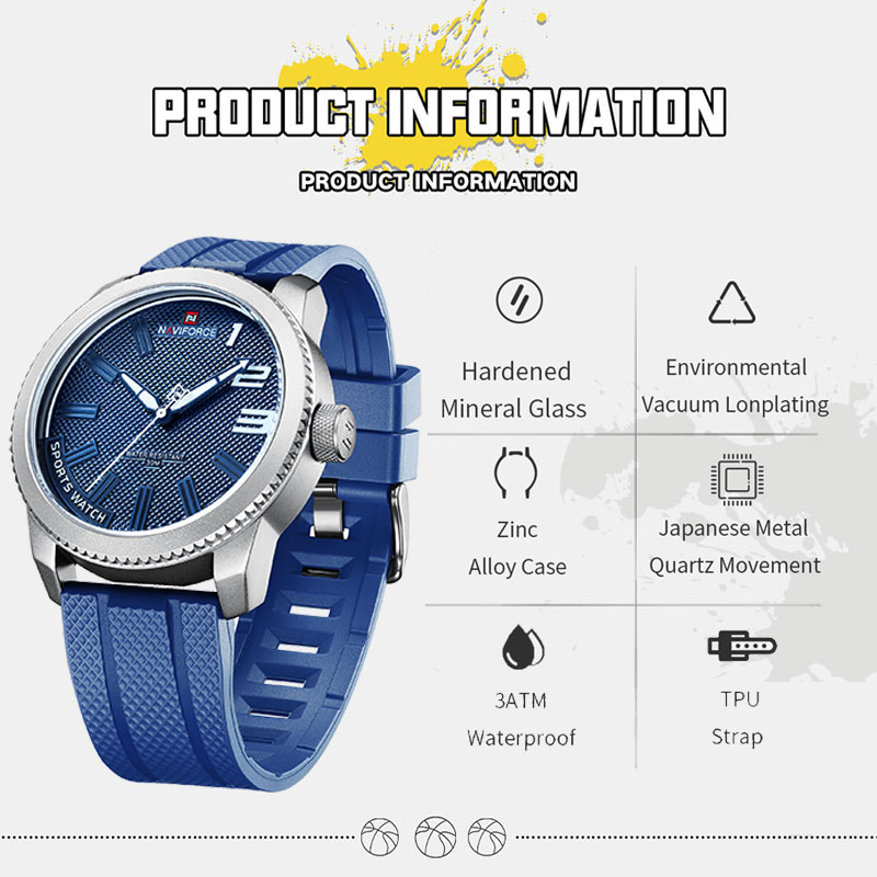 Montres de sport étanches NAVI - Silicone Sport Band avis et prix