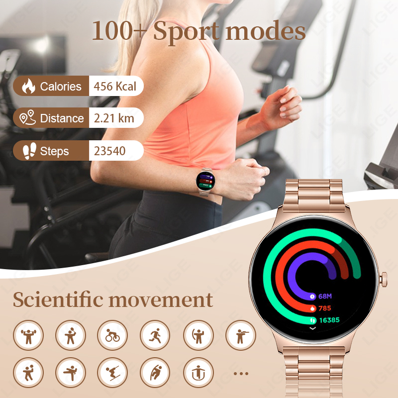 LIGE Nouvelle montre connectée - Smartwatch Slim Watches For Men avis et prix