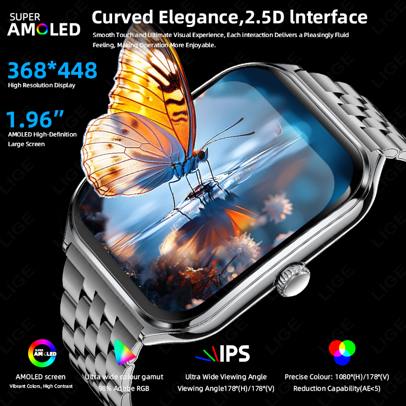 Montre connectée LIGE Fashion  - Smartwatch Slim Watches For Men avis et prix