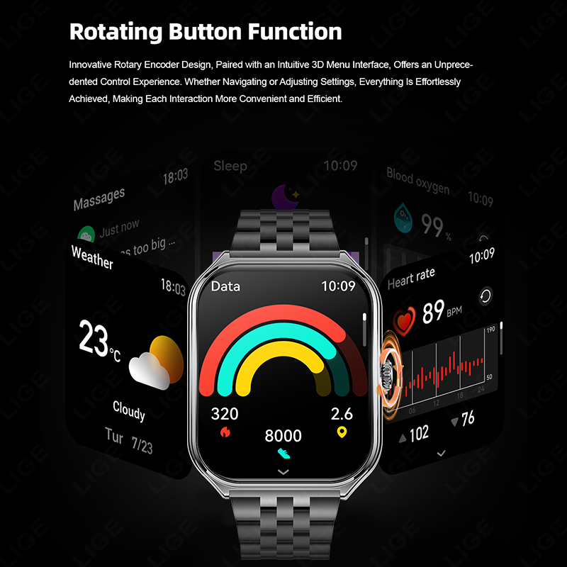 Montre connectée LIGE Fashion  - Smartwatch Slim Watches For Men avis et prix