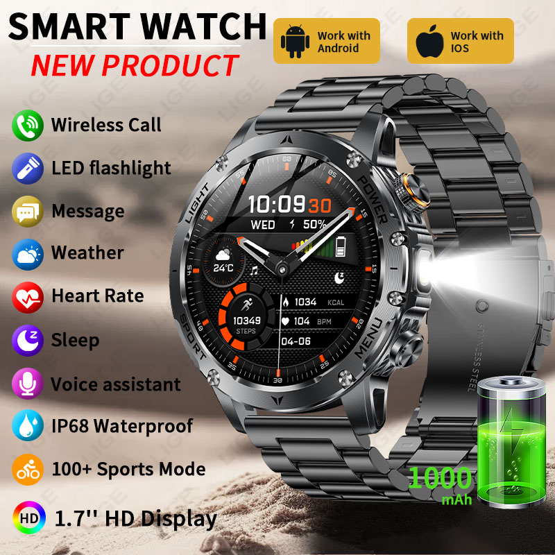Montre connectée pour hommes,  - Smartwatch Running Watches For Men avis et prix