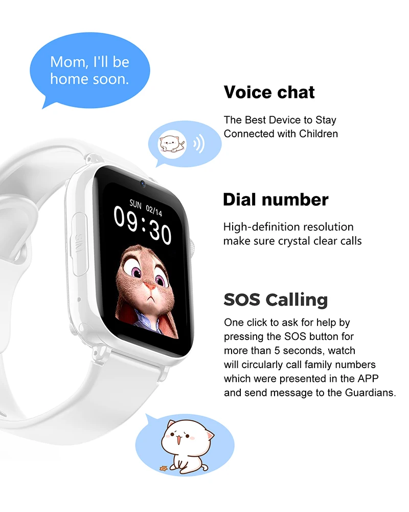 Montre connectée LBS pour enfa - Smartwatch Watches For Kid Girl avis et prix