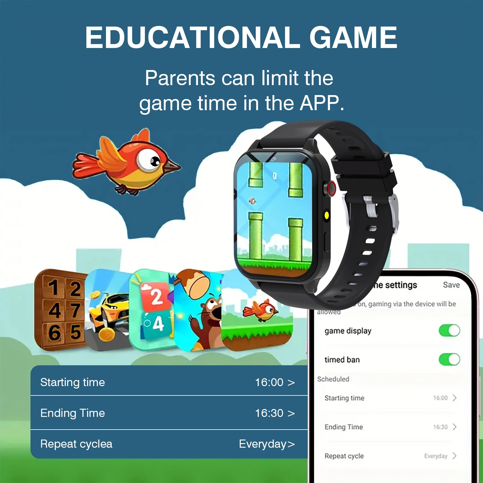 Montre connectée pour enfants, - Smartwatch Watches For Kid Girl avis et prix