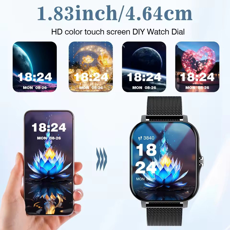 Montre connectée sportive à éc - Smartwatch Latest Watches For Women avis et prix