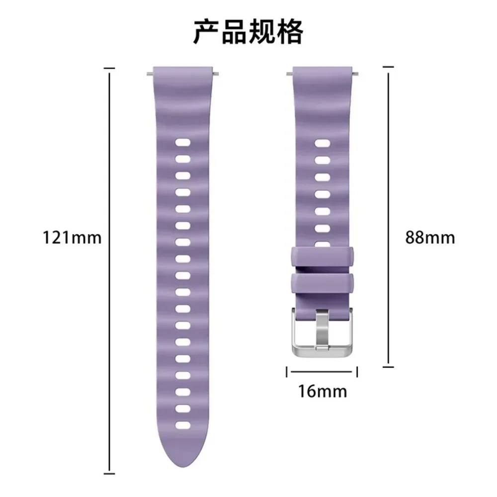 Bracelet en silicone ondulé de - Smartwatch Oppo Watch avis et prix