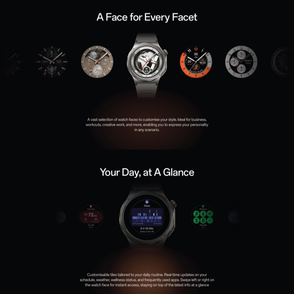 Montre connectée OPPO Watch X3 - Smartwatch Oppo Watch avis et prix